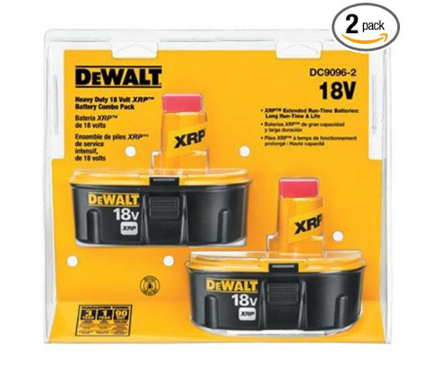 1. DEWALT DC9096-2 NiCad Pod-Style Battery