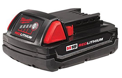 8. Milwaukee 48-11-1815 M18 18-Volt Lithium-ion Battery