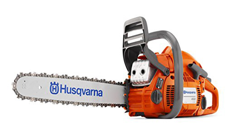 4. Husqvarna 450 Gas Powered Chain Saw