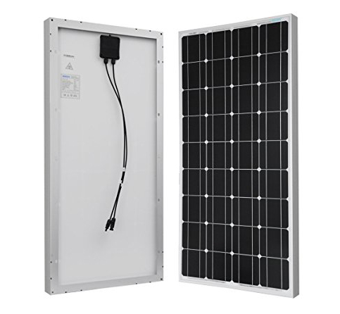 7. Renogy 12 Volts 100 Watts Mono-crystalline Solar Panel