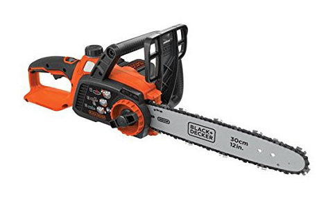 2. BLACK+DECKER 12” LCS1240 Chainsaw