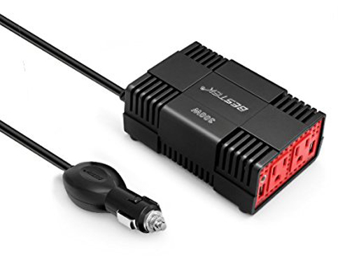5. BESTEK 300WCar Adapter with 4.8A Dual USB Charging Port
