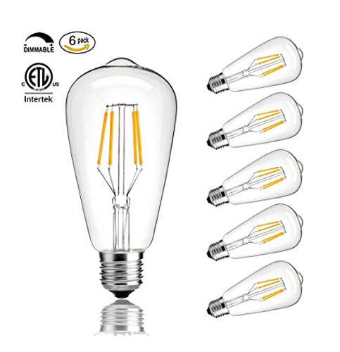 1. CMYK Vintage Edison LED Bulb