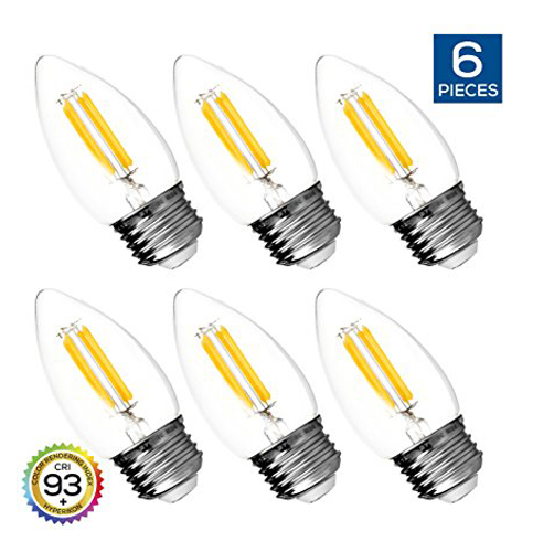 2. Hyperion LED Edison Blunt Tip Filament B11 Candle
