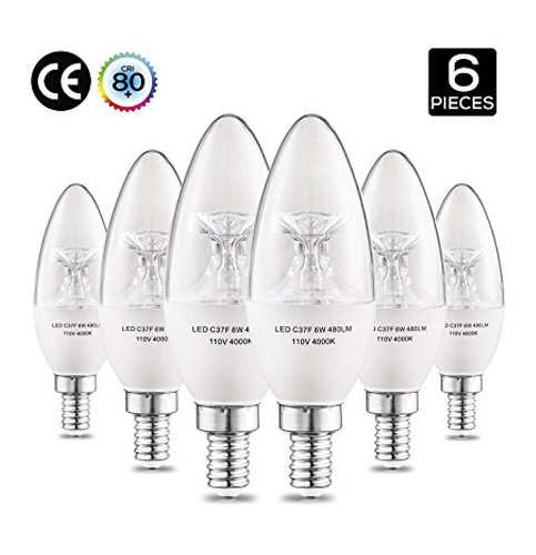 4. AED Lighting LED Candelabra Bulbs