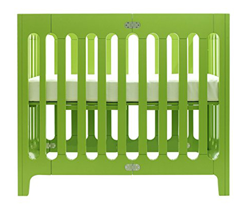 6. Bloom Alma Mini Urban Crib Frame Gala Green