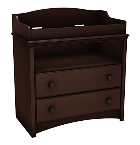 3. South Shore Espresso Changing Table (Angel)