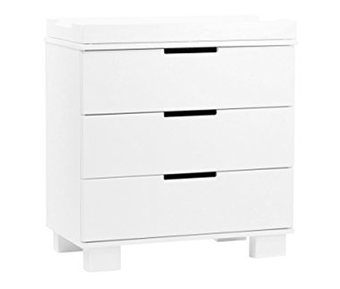 7. babyletto White 3-Drawer Changer (Modo)