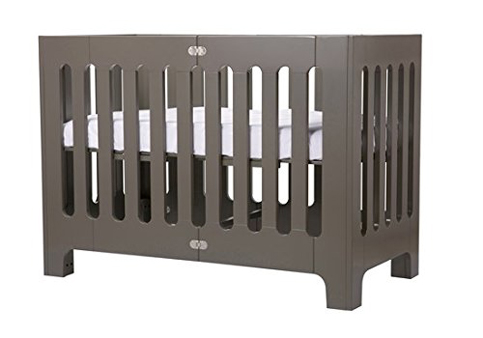 10. Bloom Alma Papa Convertible Crib in Frosted Grey