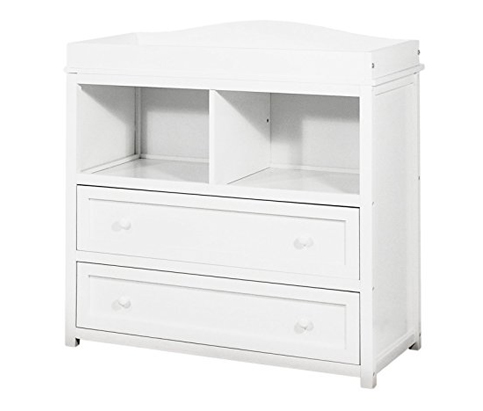 4. Athena White 2 Drawer Changer (Leila)