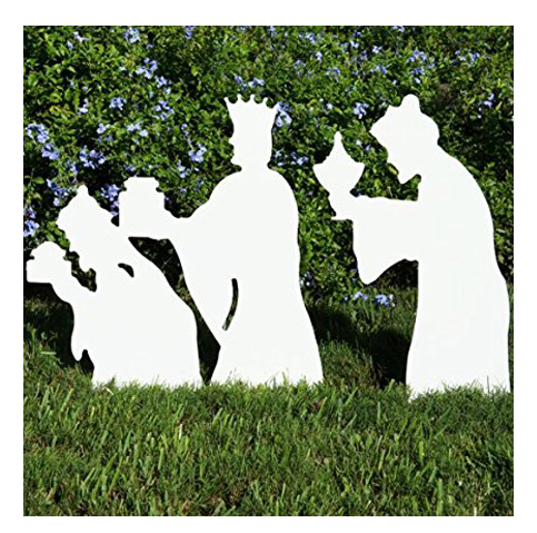 5. Teak Isle Christmas 3-Wise Men Nativity Figures