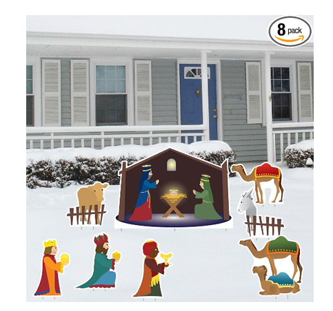 10. Nativity Scene - Christmas Yard Decoration Set