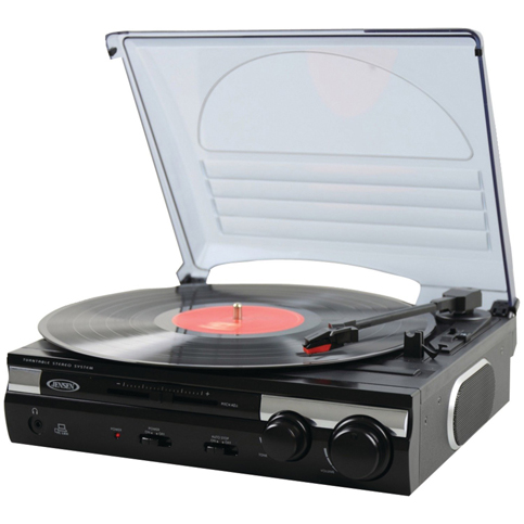 15. Jensen  3 Speed Stereo Turntable (JTA-230)