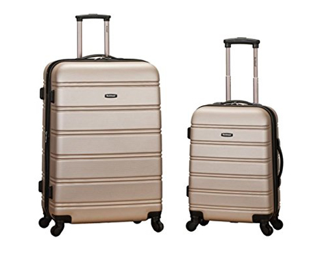 4. Rockland Luggage  2 Piece Expandable Spinner Set, 28 Inch, and 20 Inch.