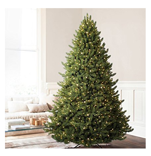 10. Balsam Hill Vermont Pre-lit white Artificial Christmas Tree