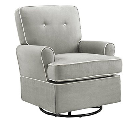 9. Baby Relax Grey Glider Chair