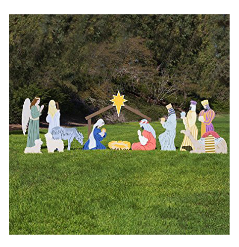 9. Outdoor Nativity Classic Nativity Outdoor Set