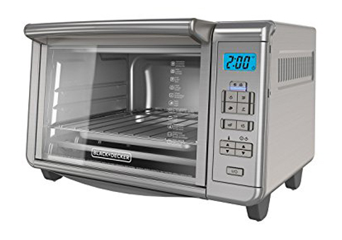10. BLACK and DECKER 6-Slice Digital Convection Countertop Toaster Oven