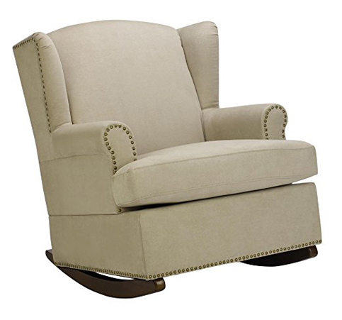 7. Baby Relax Wingback Nursery Rocker