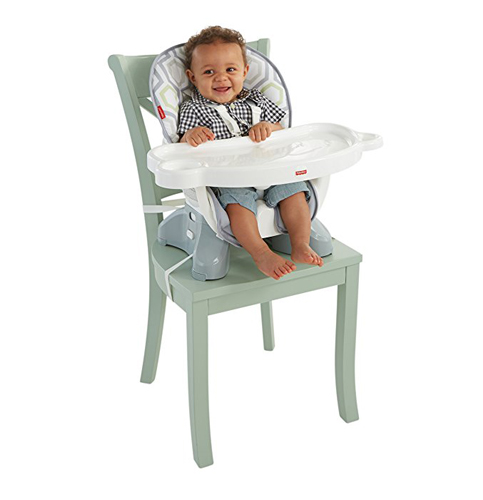 8. Fisher-Price Geo Meadow SpaceSaver High Chair