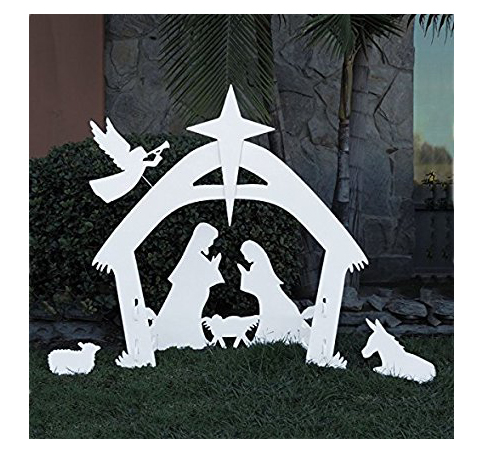 3. Giant Outdoor Nativity Scene