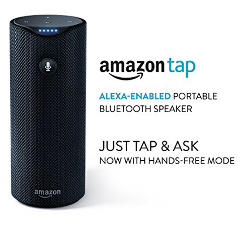 2. Alexa-Enabled Amazon Tap Bluetooth Speaker