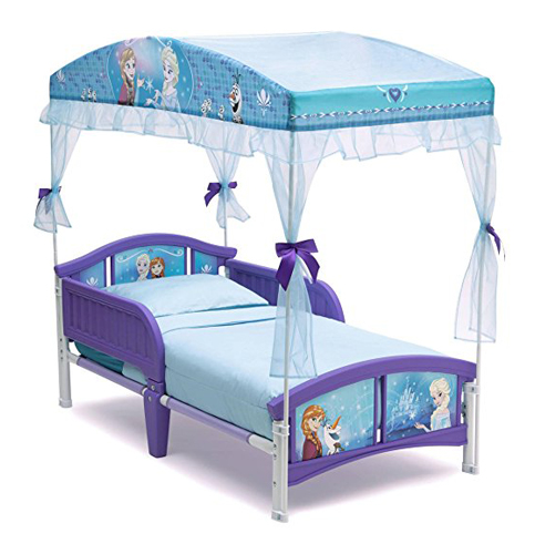 10. Delta Children Canopy Toddler Bed