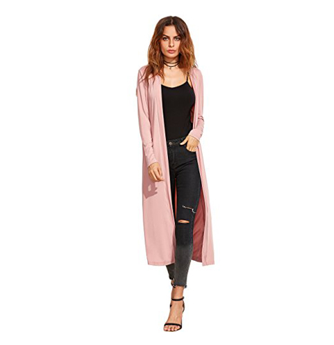 1. Verdusa Women's Open Front Long Maxi Cardigan