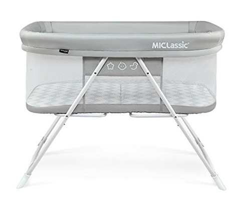 2. MiClassic 2in1 Rocking Bassinet Travel Crib