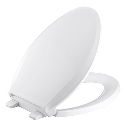 5. KOHLER K-4636-0 Quiet-Close Elongated Toilet Seat