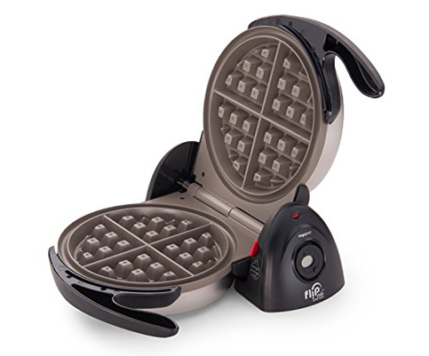 1. Presto 7-Inch Black Belgian Waffle Maker (03510)