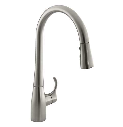 10 KOHLER K-596-VS Pull-Down Kitchen Faucet