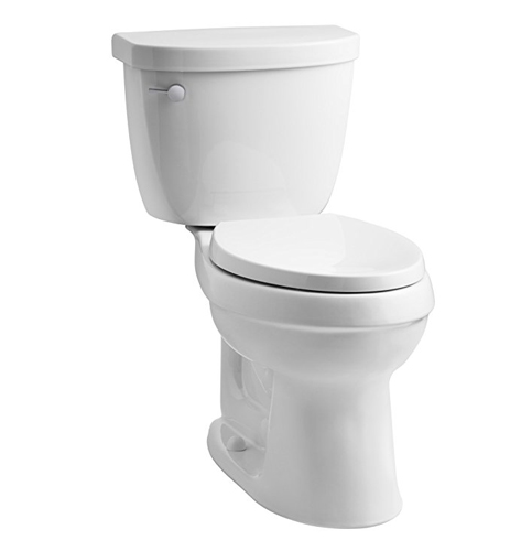 3. KOHLER K-3609-0 Cimarron Two-Piece Toilet