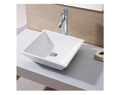 5. Decor Star CB-006 Bathroom Porcelain Ceramic Vessel Vanity Sink Art Basin