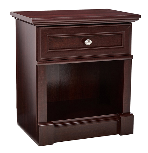 3. Sauder Palladia Nightstand- Easy to open drawers, the best for lamp and other items