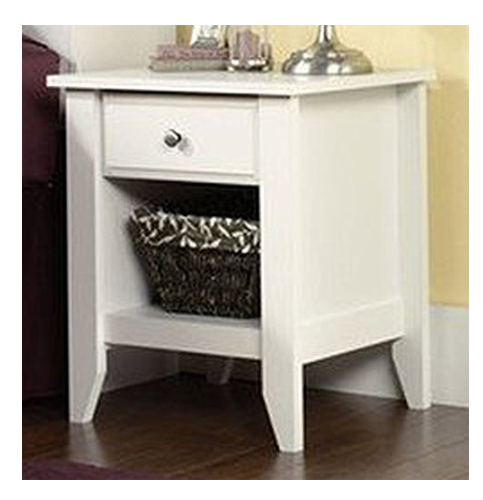 8. Sauder shoal creek nightstand-Has a shelf and a drawer