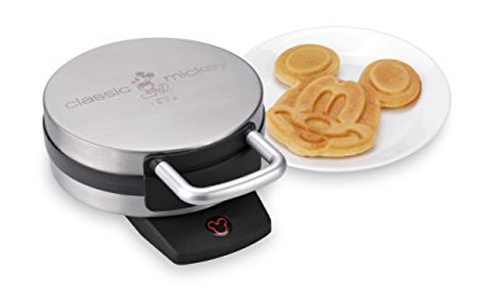 10. Disney Brushed Stainless Steel Waffle Maker (DCM-1)