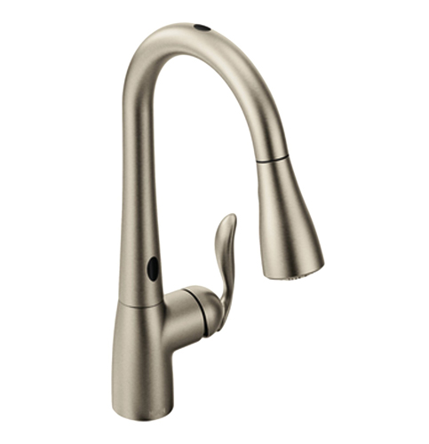 3 Moen Arbor Motionsense High Arc Pull-Down Kitchen Faucet