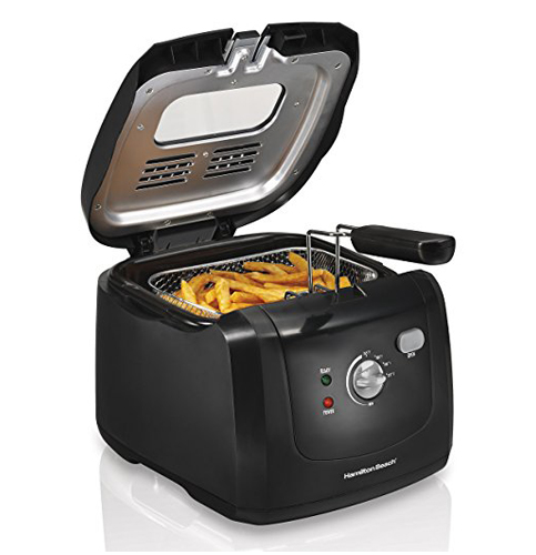 10. Hamilton Beach 2-Liter Cool-Touch Deep Fryer