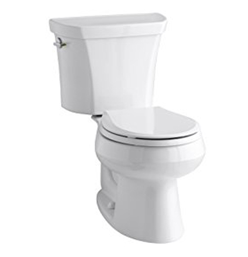 6. KOHLER K-3987-0 Wellworth Round-Front 2-Piece Toilet