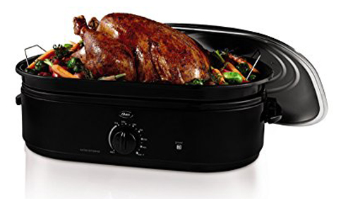 8. Oster CKSTRS18-BSB Roaster Oven 18-Quart with Self-Basting Lid