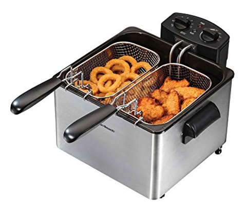 9. Hamilton Beach 4.5-Liter Electric Deep Fryer