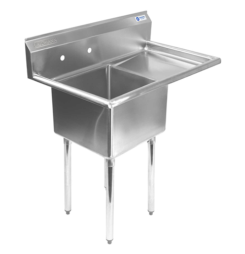 7 Gridmann Single Compartment Stainless Steel Sink