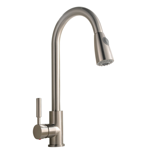 1 Comllen Stainless Steel Single Handle Kitchen Faucet