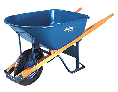 6. Jackson M6T22 6-Cubic Foot Contractor Wheelbarrow