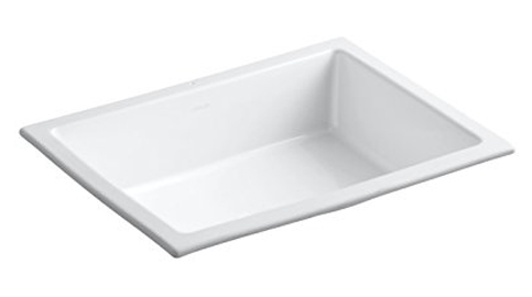 2. KOHLER K-2882-0 Verticyl Rectangle Bathroom Sink