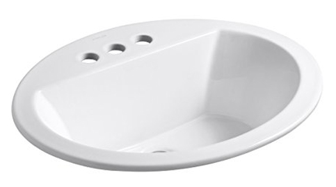10. KOHLER K-2699-4-0 Bryant Bathroom Sink 