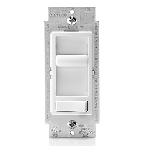 6. Leviton 6674-P0W Universal Dimmer Switch