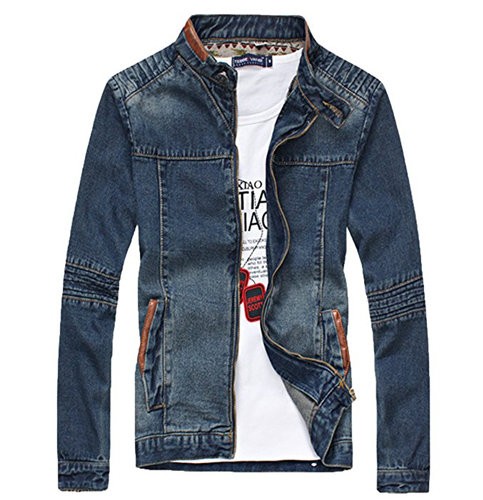 6. XueYin Slim Fit Denim Jacket