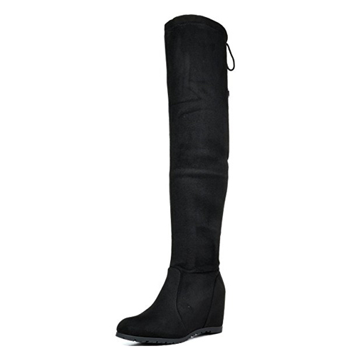 5. DREAM PAIRS Women’s Over The Knee Stretch Boots